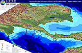 ҾͧԵʴѡɳԻ ͧкǳ§ A perspective view showing Thailand topography and the surrounding areas