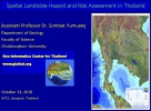 Spatial Hazard and Risk Assessment in Thailand
